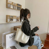 High Leather Totes Bags For Women Shoulder Bags Large Capacity Shoppers Bag