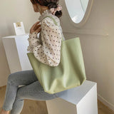 High Leather Totes Bags For Women Shoulder Bags Large Capacity Shoppers Bag