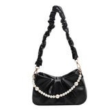 Women's Leather Underarm Bag Handbag Crossbody Shopping Bag