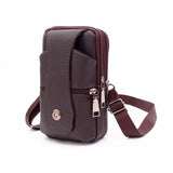High Leather Waist Bag for Outdoor Sports