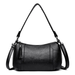 Leather Women Handbag Messenger Bag Shoulder Bags Clutch Purse 0547
