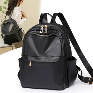 Vintage Backpack Female Pu Leather Bag Women's Backpack School Bag