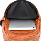 Vintage Backpack Female Pu Leather Bag Women's Backpack School Bag