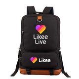 High Likee Video APP Daily backpack Students Boys Girls Daily rucksack