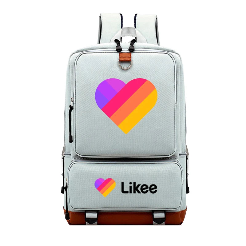High Likee Video APP Daily backpack Students Boys Girls Daily rucksack