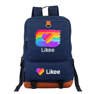 High Likee Video APP Daily backpack Students Boys Girls Daily rucksack