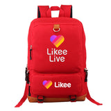 High Likee Video APP Daily backpack Students Boys Girls Daily rucksack