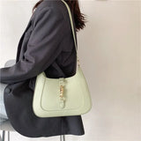 Red Leather Shoulder Messenger Bag for Women