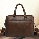 Men's Leather Briefcase Bag for 14