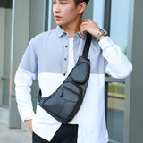 High Men Waist Pack Vintage Messenger Shoulder Bag PU Leather Mobile Phone Bag