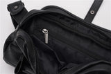 Men's PU Leather Chest Bag Crossbody Small Shoulder Handbag
