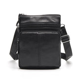 Leather Messenger Bag Men Shoulder Crossbody Handbag Small Male