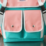 Multiple Pockets Buckle Women Backpack Large Capacity Waterproof Laptop Backpack