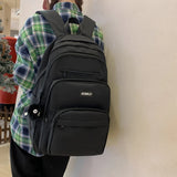 Waterproof Backpack For Women Solid School Travel Bag