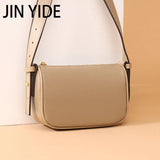 Cowskin Shoulder Crossbody Tote Leather Bag