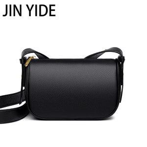 Cowskin Shoulder Crossbody Tote Leather Bag