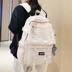 High Netbag Backpack Women Waterproof Nylon Schoolbag Student Shoulder bag