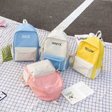 High Arrival Women's Canvas Backpack School Bag For Girls Rucksack