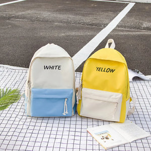 High Arrival Women's Canvas Backpack School Bag For Girls Rucksack