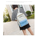 High Arrival Women's Canvas Backpack School Bag For Girls Rucksack