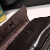 Men Leather Belt Waist Pack Phone Pocket Money Bag