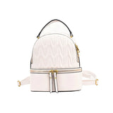 High School Bags for Teenager Girls Shoulder Bag Pu Leather Women Small Packpack