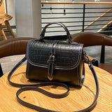 Urban Texture Small Square Bag Single Shoulder Messenger Bag