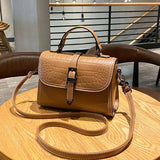 Urban Texture Small Square Bag Single Shoulder Messenger Bag
