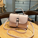 Urban Texture Small Square Bag Single Shoulder Messenger Bag