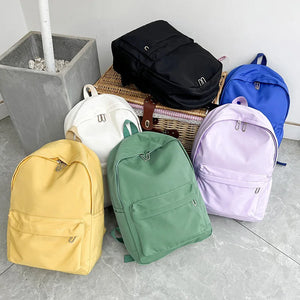 Waterproof Nylon Women Backpack Travel Bag for Teenage Girls