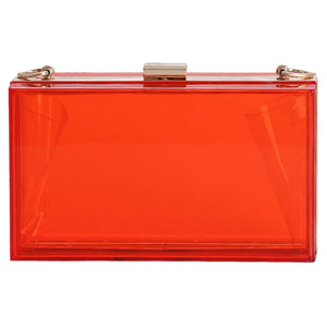 Women Acrylic Evening Shoulder Bag Bridal Clutch Party Prom Wedding Handbag