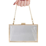Women Acrylic Evening Shoulder Bag Bridal Clutch Party Prom Wedding Handbag