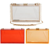 Women Acrylic Evening Shoulder Bag Bridal Clutch Party Prom Wedding Handbag