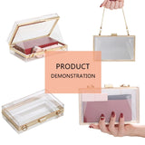Women Acrylic Evening Shoulder Bag Bridal Clutch Party Prom Wedding Handbag