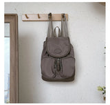 Nylon Backpack Large Capacity Button Travel Bag Harajuku Unisex