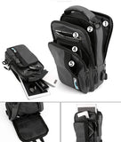 Nylon Chest Bag USB Charging Cross Body Rucksack Sling Backpack