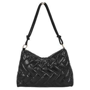Nylon Shoulder Bags for Women Winter Ladies Lingge Armpit Bag