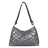 Nylon Shoulder Bags for Women Winter Ladies Lingge Armpit Bag