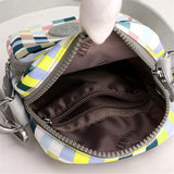 Nylon Floral Messenger Bag Mini Shoulder Multifunctional Phone Bag