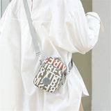 Nylon Floral Messenger Bag Mini Shoulder Multifunctional Phone Bag