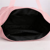 Nylon Women's Shoulder Bag Large Capacity Tote Solid Color Travel Bag