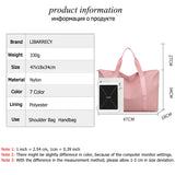Large Capacity Women's Shoulder Bag Solid Ladies Handbags Tote Bag