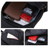 Nylon Men Chest Shoulder Cross Body Bag Casual Rucksack Knapsack Travel