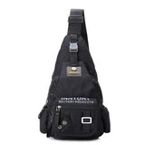Nylon Men Chest Shoulder Cross Body Bag Casual Rucksack Knapsack Travel