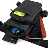 Nylon Men Drop Leg Bag Fanny Pack Motorcycle Riding Casual Shoulder Cross Body