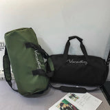 Nylon Sports Duffle Bag for Men Unisex Travel Shoulder Handbag