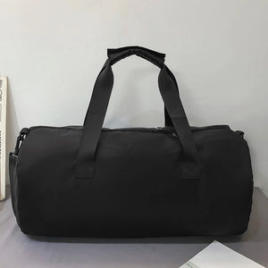 Nylon Sports Duffle Bag for Men Unisex Travel Shoulder Handbag