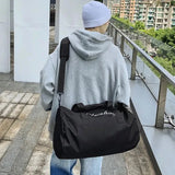 Nylon Sports Duffle Bag for Men Unisex Travel Shoulder Handbag