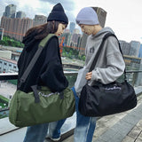 Nylon Sports Duffle Bag for Men Unisex Travel Shoulder Handbag