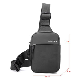 Nylon Mens Shoulder Bag Chest Bag Man Sling Crossbody Bag
